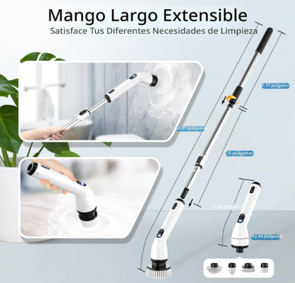 Cepillo eléctrico multi-uso extensible