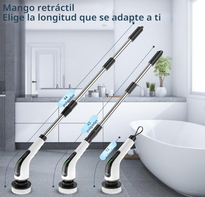 Cepillo eléctrico multi-uso extensible